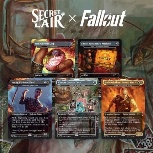 Magic the Gathering Secret Lair x Fallout: Welcome to New Vegas​ (Foil) in Saudi Arabia