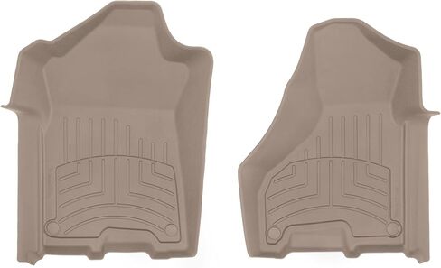 سجادات أرضية Weathertech FloorLiner HP Custom Fit لـ RAM Ram 2500/3500، Ram Truck 2500/3500-1st Row (4415451IM)، أسود in Kuwait
