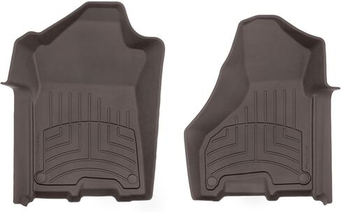 سجادات أرضية Weathertech FloorLiner HP Custom Fit لـ RAM Ram 2500/3500، Ram Truck 2500/3500-1st Row (4415451IM)، أسود in Kuwait