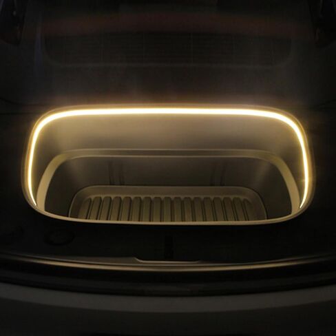 8FT Frunk LED Light Strip for Model Y Juniper 2025+ and Model Y 2021-2024, Front Trunk Flexible Silicone Interior Lighting Bar, Modification LED Strip Ambient Lights in Saudi Arabia