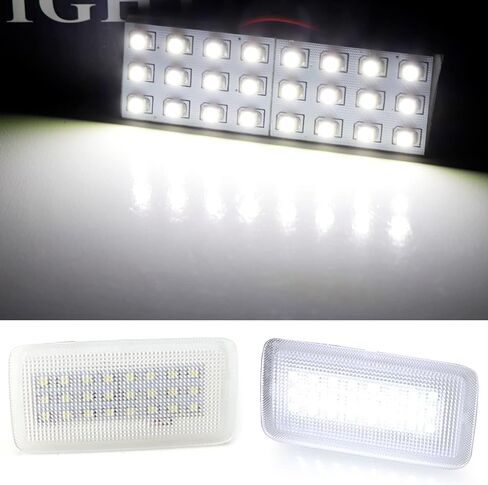 iJDMTOY 48-SMD استبدال ضوء الشمس LED الأبيض الساطع للغاية، متوافق مع Lexus هو GS ES RC RX NX، Camry Corolla 4Runner RAV4 Highlander، إلخ in Kuwait