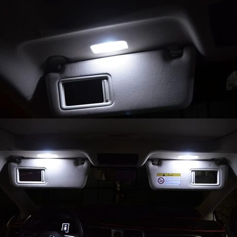iJDMTOY 48-SMD استبدال ضوء الشمس LED الأبيض الساطع للغاية، متوافق مع Lexus هو GS ES RC RX NX، Camry Corolla 4Runner RAV4 Highlander، إلخ in Kuwait