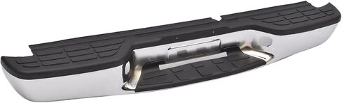 Rear Step Bumper Assembly for 1998-2004 Chevy S10 & GMC Sonoma Chrome Back Bumper Replacement for GM1101102,with Pads Brackets and License Plate Lights in Kuwait
