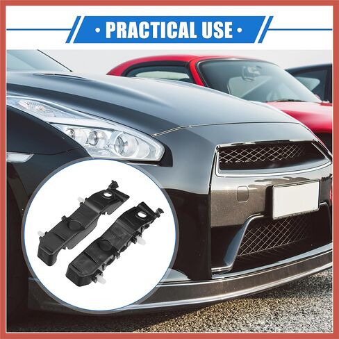 ACROPIX زوج واحد من دعامات الصدمات تدعم غطاء الحاجز المتوافق مع Kia Forte 2010 2011 2012 2013، قطع غيار السيارات من البلاستيك الأسود المتين الأمامي الأيسر الأيمن in Kuwait