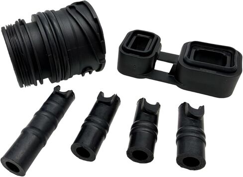 6pcs Valve Body to case Sleeve Seal Kit Mechatronic Kit 24347588759 Compatible with 128i 135i 325i 325xi 328i 330i 330xi 335i 335xi 525i 525xi 528i 528xi 530i 530xi 535i 535xi 740Li 740i in Kuwait