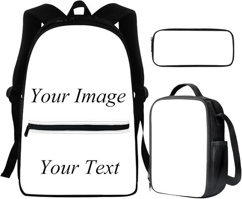 Baseball Boys School Bag Set 3 PCS Backpack with Lunch Box Pencil Case Middle Elementary Primary School Bookbag Back Packs for Kids Teens Child Back to School Daycare Bag Satchel in Saudi Arabia