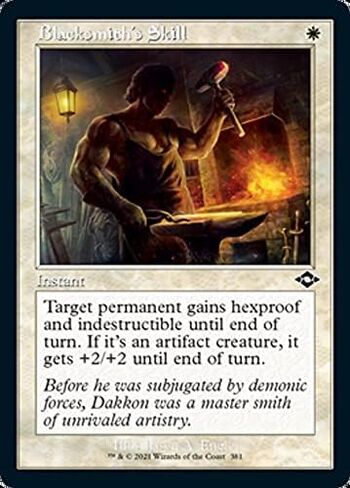 Magic: the Gathering - Blacksmith's Skill (381) - Retro Frame - Modern Horizons 2 in Saudi Arabia