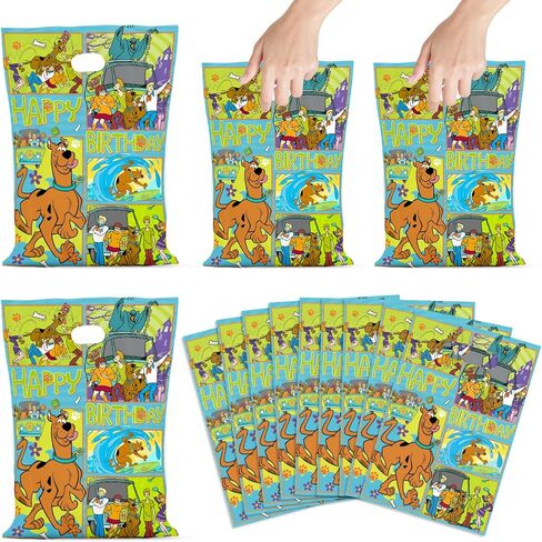 Zaprosze 30Pack For Scooby Party Gift Bags, Party Supplies Birthday Decoration Gift Bags For Scooby Birthday Party Decorations in Saudi Arabia