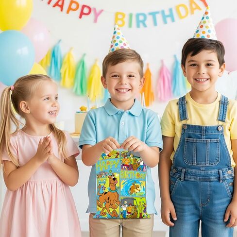 Zaprosze 30Pack For Scooby Party Gift Bags, Party Supplies Birthday Decoration Gift Bags For Scooby Birthday Party Decorations in Saudi Arabia