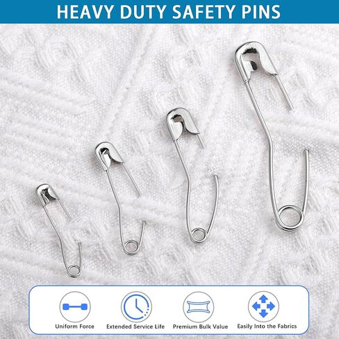 160pcs Curved Safety Pins,1.5 Inch Quilting Basting Pins,Stainless Steel Fabric Pin Baste for Quilting Knitting Sew Quilt Supply Quilting Pin in Saudi Arabia