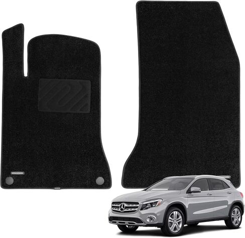 WENNEBIRD Superior Carpet Floor Mats for 2015-2020 Mercedes-Benz GLA-Class (X156), 0.5-Inch Ultra-Thick, Noise-Reducing, All-Weather Waterproof Anti-Slip – 3-Pc Set in Kuwait