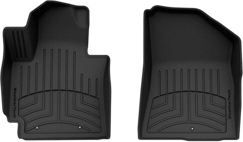 سجادات أرضية WeatherTech FloorLiner HP Custom Fit لسيارة كيا سول الصف الأول (446011IM)، أسود in Kuwait
