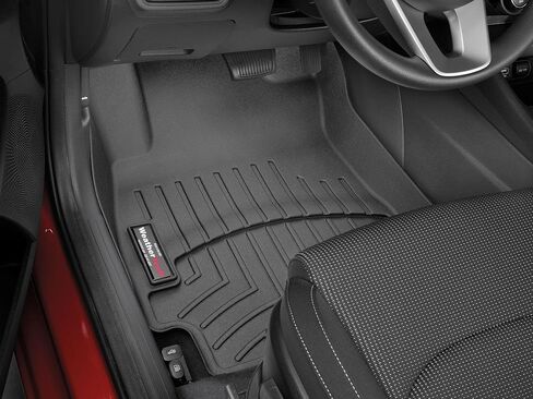 WeatherTech Custom Fit FloorLiners for Kia Forte - 1st Row (4414861), Black in Saudi Arabia