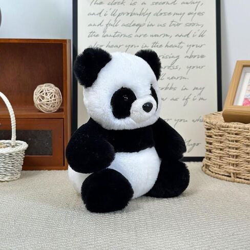 8inch Panda Stuffed Animal, Stuffed Pandas Plushie Toys Birthday for Kids (Panda) in Saudi Arabia
