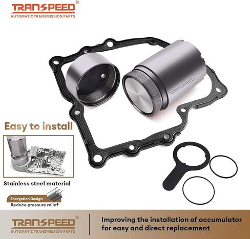 TRANSPEED 0AM DQ200 Improved Transmission Pressure Accumulator Repair Kit with Oil Pan Gasket For VW Skoda Seat in Saudi Arabia