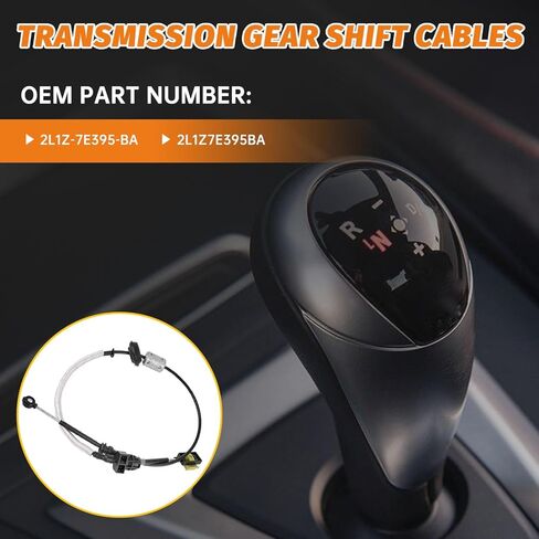 2L1Z-7E395-BA Automatic Transmission Shift Cable Compatible with Ford Expedition 4.6L 5.4L V8 2003 2004,Gear Shifter Cable Replace 2L1Z7E395BA in Saudi Arabia