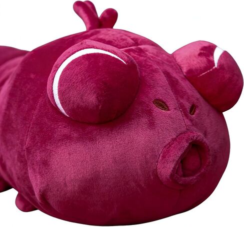 Toji Worm Plush, 120cm/47in Large Stuffed Animal Body Pillow, Burgundy Red, Soft Anime Plush Toy in Saudi Arabia