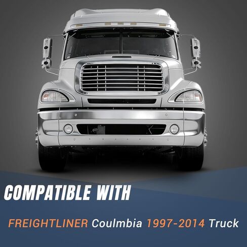 المصد الأمامي الأوسط مناسب لـ 1997-2014 Freightliner Columbia المصد الفولاذي الملون بالكروم in Kuwait