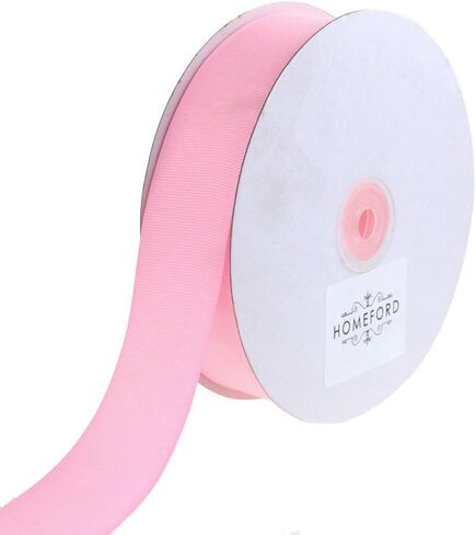 Homeford Solid Grosgrain Ribbon, 50 Yards (7/8-Inch, Pink) in Kuwait