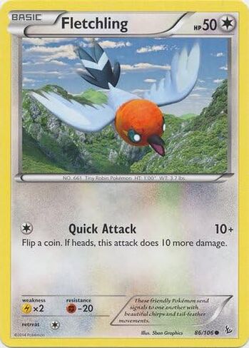 Pokemon - Fletchling (86) - XY Flashfire in Kuwait