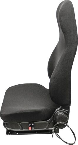 Uni Pro Ensign Lo Black Fabric Suspension Seat W/Brackets for Ford F650 & F750 Trucks in Saudi Arabia