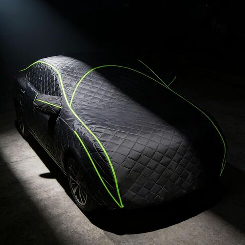 Anti-Hail Car Cover for Corvette C8 Stingray/C8 Coupe/Z06 (2020-2025), Full Outdoor Hail Protection Cover Thick Cotton pad 80 Seasons car Truck Protector Anti-Scratch Breathable in Kuwait