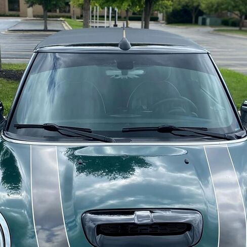 HECASA غطاء ناعم قابل للتحويل متوافق مع 2009-2015 BWM Mini Cooper/S Cabrio مع نافذة زجاجية ساخنة قماش شراعي من الفينيل باللون الأسود in Kuwait