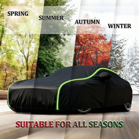 Hail Proof Truck Cover for Toyota Tacoma Hail Protector car Cover Truck Made of Oxford Cloth, Snow and Rain Resistant, and Comes with Windproof Ropes Suitable for All Seasons in Saudi Arabia