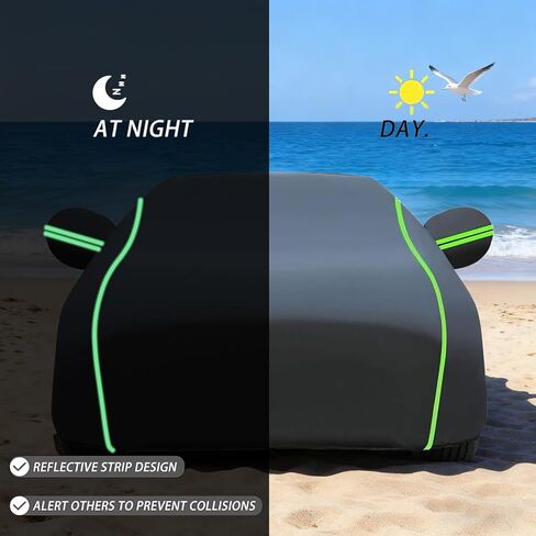 Hail Proof Truck Cover for Toyota Tacoma Hail Protector car Cover Truck Made of Oxford Cloth, Snow and Rain Resistant, and Comes with Windproof Ropes Suitable for All Seasons in Saudi Arabia