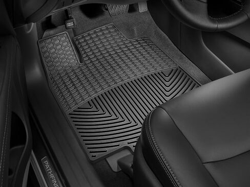 سجادات أرضية WeatherTech مناسبة لجميع الأحوال الجوية لسيارة Infiniti JX، QX60، Pathfinder - الصف الأول (W298)، أسود in Kuwait