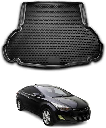 OMAC Floor Mats for Hyundai Elantra 2011-2016 Car Mats All Weather 3D Custom Fit Rubber Mat Waterproof Odorless TPE Floor Liners Laser Measured Non-Slip (Black) in Saudi Arabia