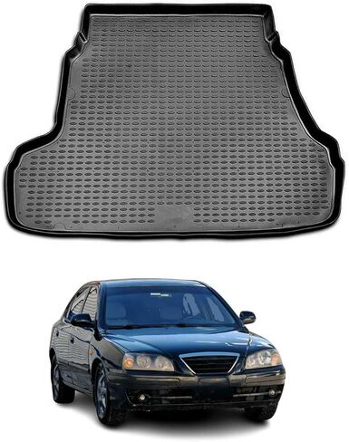OMAC Floor Mats for Hyundai Elantra 2011-2016 Car Mats All Weather 3D Custom Fit Rubber Mat Waterproof Odorless TPE Floor Liners Laser Measured Non-Slip (Black) in Saudi Arabia