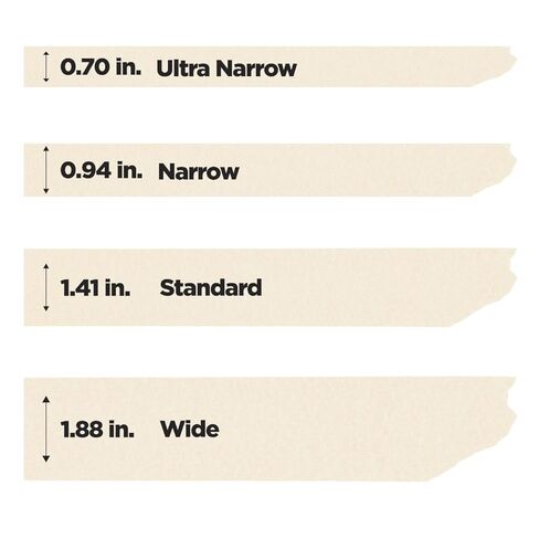 Scotch Contractor Grade Masking Tape, 0.94 inches by 60.1 Yards (540 Yards Total per roll), 4 Pack in Kuwait
