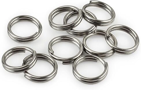 10Pcs Titanium Alloy Key Ring, EDC Outdoor Small Tool Key Ring Accessories, Mini Connector Key Rings for Jewelry Making Necklaces Bracelet Earrings, 10mm, Multicolor in Saudi Arabia