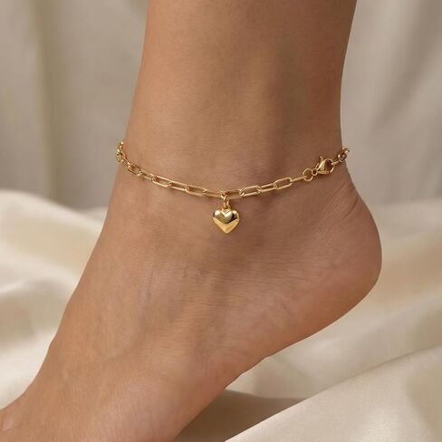 Avxzbef 16.4 Feet Gold Plated Stainless Steel Paperclip Chain Set Gold Plated Chain Lobster Clasp Open Jump Ring for DIY Necklaces Anklets Bracelets in Saudi Arabia