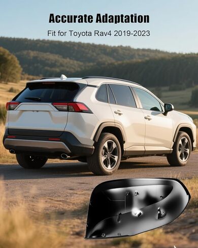 Right Passenger Side Mirror Cover Cap Fit for Toyota Rav4 2019-2023 Replace 87945-42160 in Kuwait