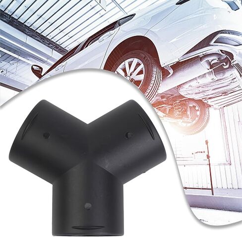60mm Y Branch Duct Outlet for Air for Diesel Heater, Vent Connector for Eberspacher Webasto Propex, Black Plastic Pipe, 1 Pack in Saudi Arabia