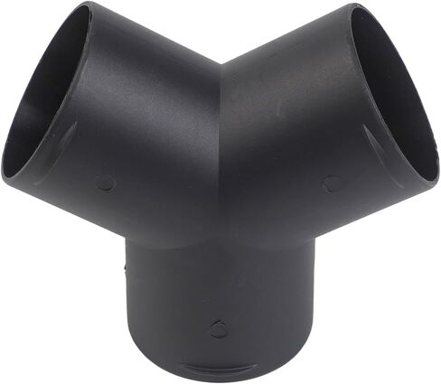 60mm Y Branch Duct Outlet for Air for Diesel Heater, Vent Connector for Eberspacher Webasto Propex, Black Plastic Pipe, 1 Pack in Saudi Arabia