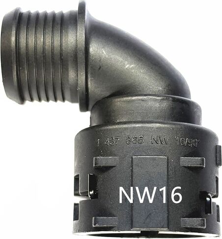 1437865, NW16 90 Degree Coolant Hose Connector, Radiator Heater Water Pipe Quick Coupling, Replacement for BMW, X3, X5, X1, 3 Series, 5 Series, X7, 4 Series, 2 Series, Audi, VW, Engine Pipe Fitting in Saudi Arabia