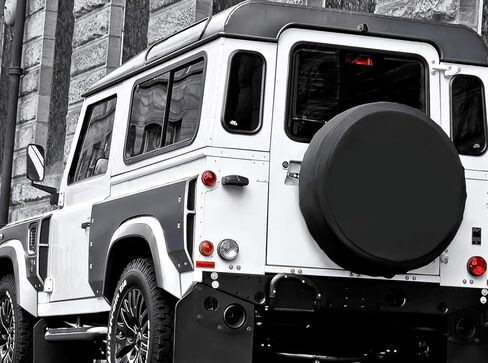 مجموعة إضاءة لوحة ترخيص LED كاملة 3 وات من iJDMTOY OEM-Fit متوافقة مع Land Rover Defender، السلسلة 2A، 3 موديلات، مدعومة بـ 18-SMD Xenon White LED in Kuwait