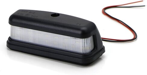 مجموعة إضاءة لوحة ترخيص LED كاملة 3 وات من iJDMTOY OEM-Fit متوافقة مع Land Rover Defender، السلسلة 2A، 3 موديلات، مدعومة بـ 18-SMD Xenon White LED in Kuwait