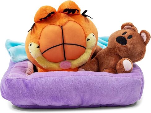 Garfield Sleeping with Pookie 7-Inch Collector Plush, Soft Stuffed Animal in Kuwait