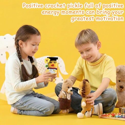 Graduation Gifts Class of 2026, Positive Crochet Ducks with Grad Cap, Emotional Cheer Support Knitted Animals Long Leg Duck Toy Cute Handmade Inspirational Duck High School College Present in Kuwait