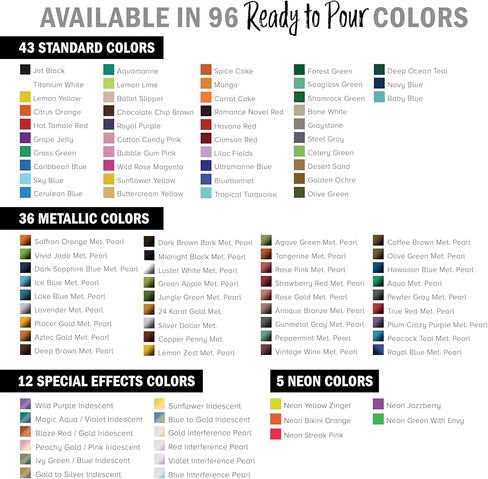 Pouring Masters Neon Green with Envy Ready to Pour Acrylic Pouring Paint - Premium 32-Ounce Pre-Mixed Fluid Acrylic Paint - Fluid Art Supplies for Canvas, Wood, Paper, Tile & Rocks in Kuwait