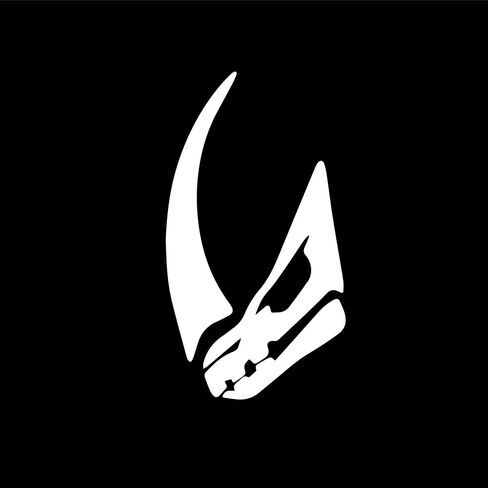 Mudhorn Silhouette Decal Vinyl Sticker Auto Car Truck Wall Laptop | White | 3" x 5.5" in Kuwait