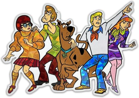 Elektroplate Officially Licensed Scooby-Doo Gang Mystery Machine Reflective Decal (3.5" x 3.8") | Premium Auto-grade All Weather Vinyl Sticker for Car, Water Bottle, Tablet, Phone & more | Made in USA in Kuwait