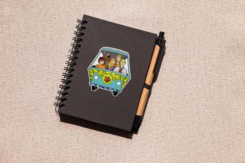 Elektroplate Officially Licensed Scooby-Doo Gang Mystery Machine Reflective Decal (3.5" x 3.8") | Premium Auto-grade All Weather Vinyl Sticker for Car, Water Bottle, Tablet, Phone & more | Made in USA in Kuwait