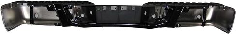 2009-2014 F-150 Rear Bumper,Chrome Steel Rear Step Bumper Assembly Compatible with 2009 2010 2011 2012 2013 2014 Ford F150 F-150 Styleside with Parking Assist Sensor Holes,FO1103166 in Kuwait