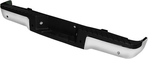 2009-2014 F-150 Rear Bumper,Chrome Steel Rear Step Bumper Assembly Compatible with 2009 2010 2011 2012 2013 2014 Ford F150 F-150 Styleside with Parking Assist Sensor Holes,FO1103166 in Kuwait