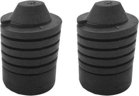 2 PCS Car Bumper Damping Rubber Pad, Rubber Shock Absorption Noise Reduction Bumper Buffer, Hood Stop Block Modification Accessories, Universal for Most Vehicles (Black) in Saudi Arabia